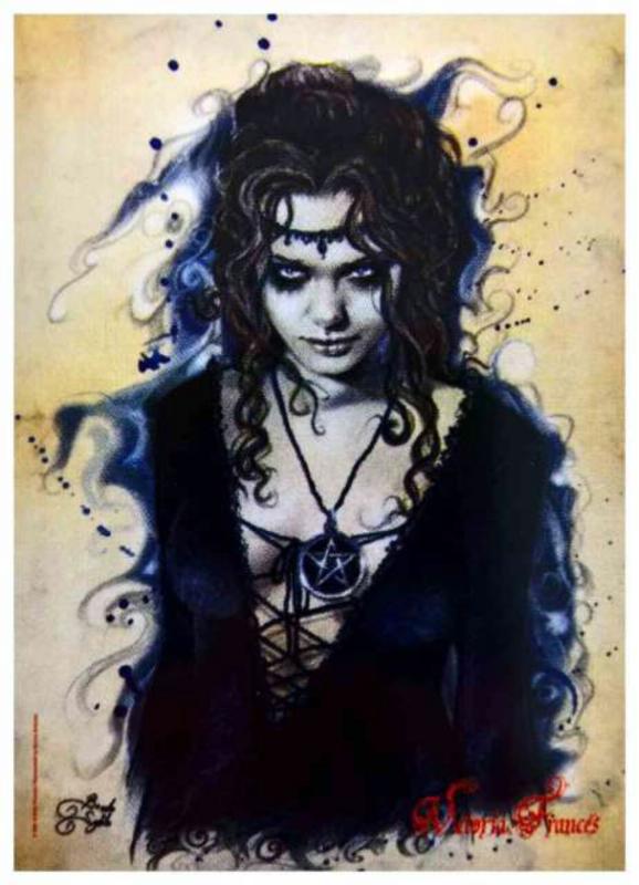 Victoria Frances Ebony Posterfahne