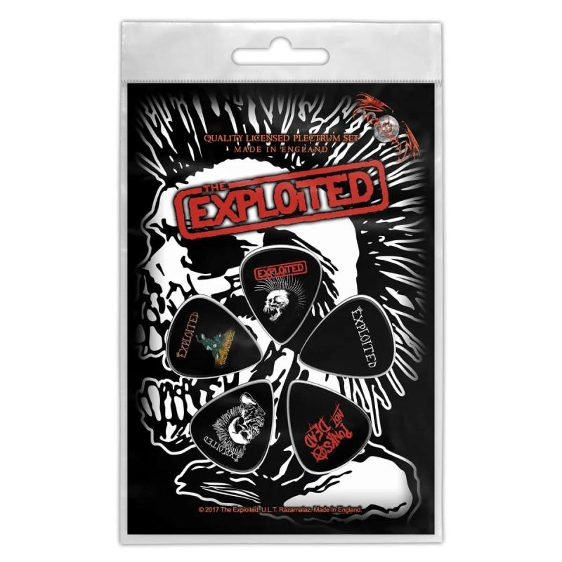 Plektrum Set The Exploited Skull