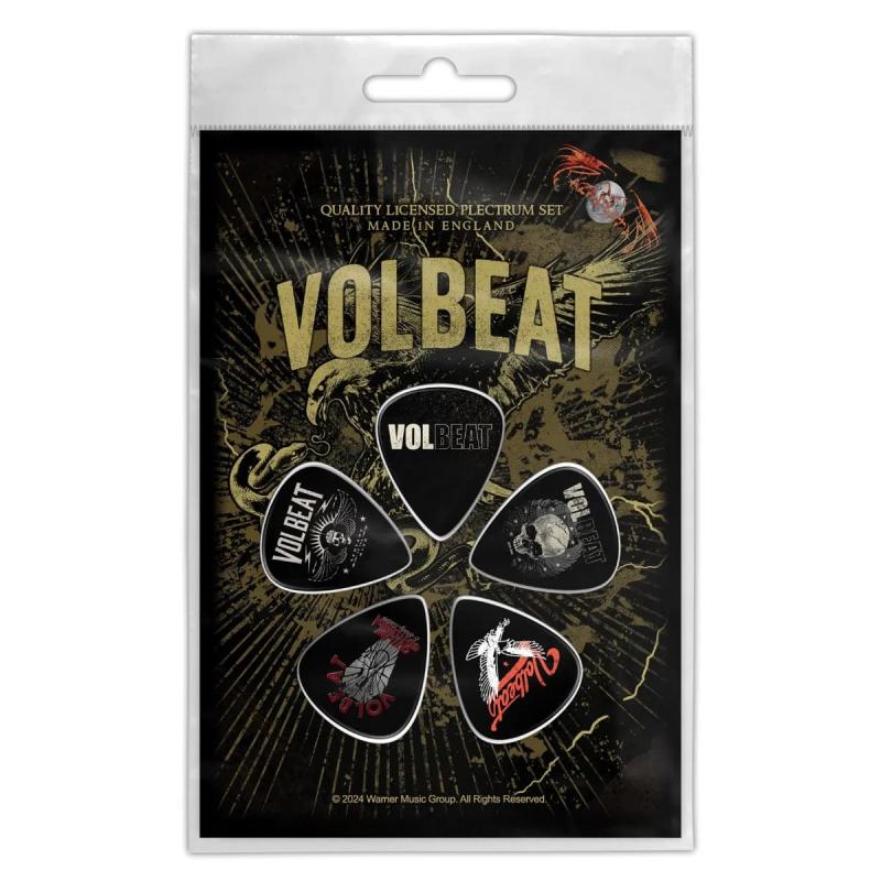 Volbeat Eagle Gitarrenplektren-Set