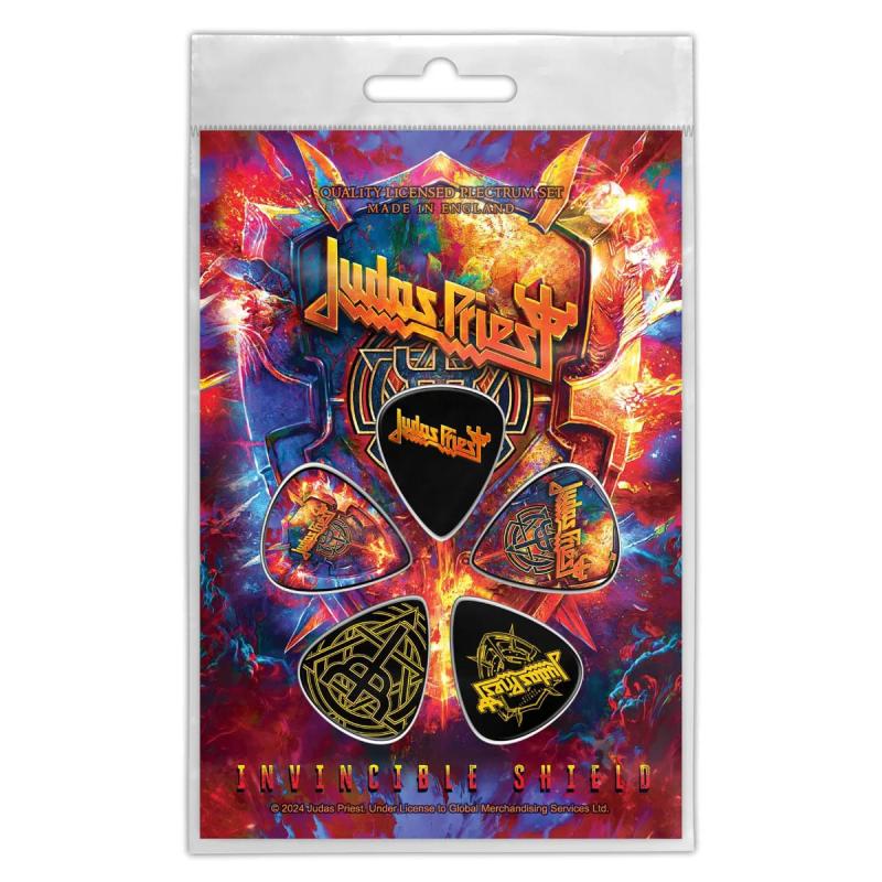 Judas Priest "Invincible Shield" Gitarrenplektren-Set