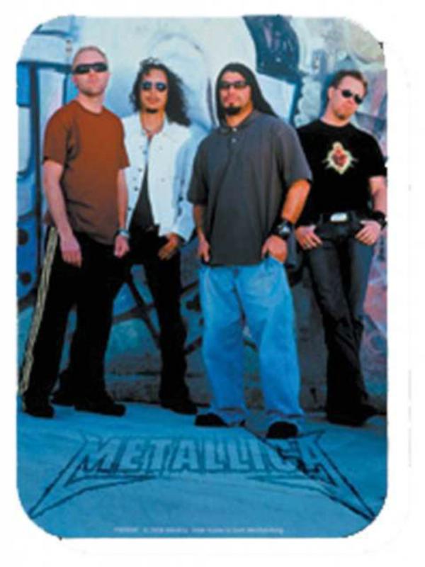 Aufkleber Metallica Band Portrait