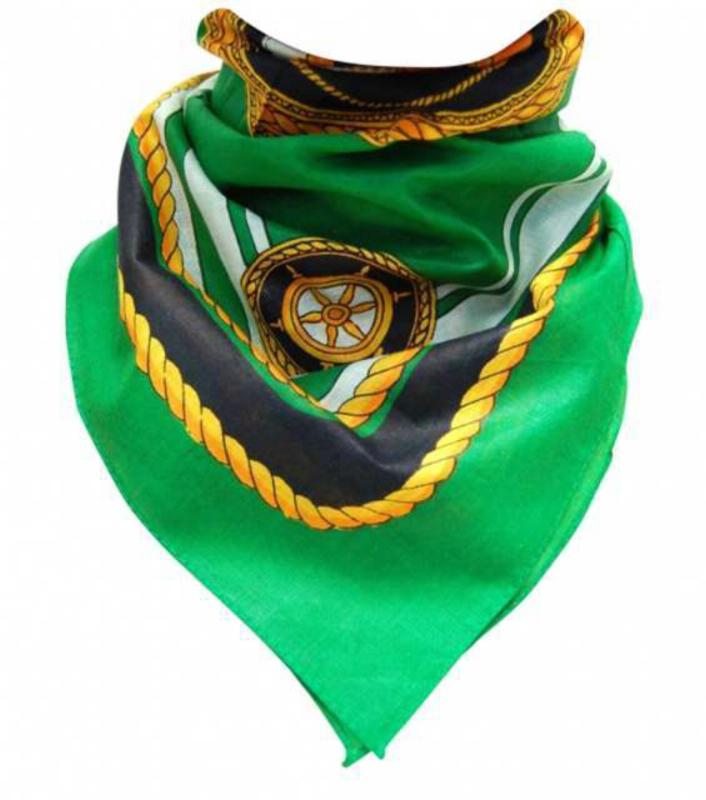 Bandana Head Wrap Scarf Green Captain