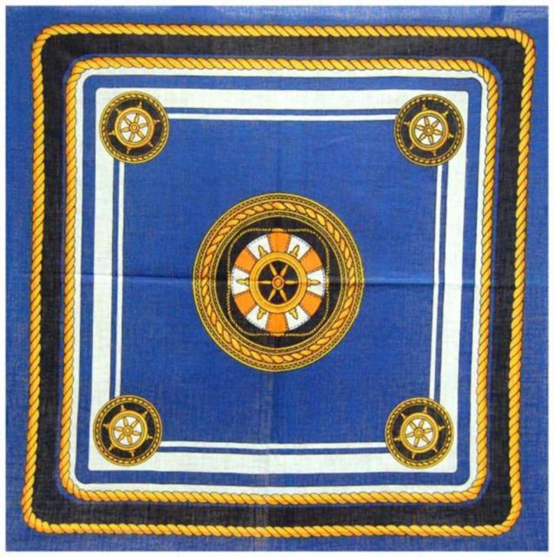 Bandana Scarf Blue Captain