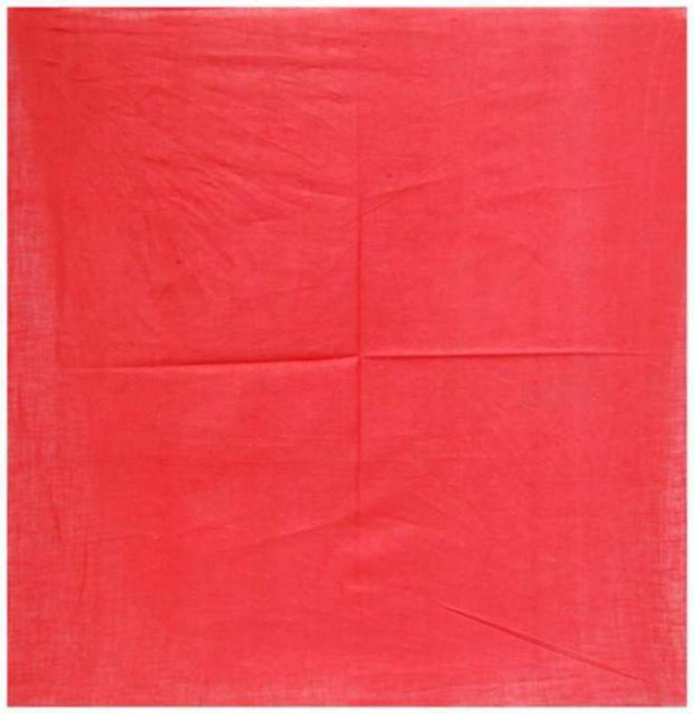 Bandana Halstuch Uni Rot