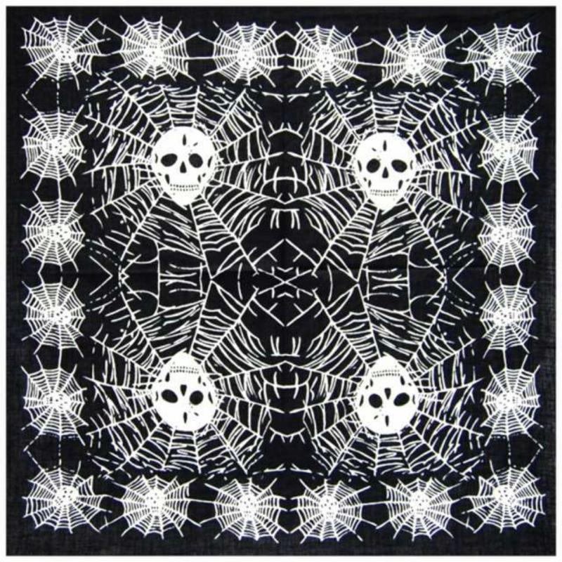 Bandana Scarf Skull Spiders