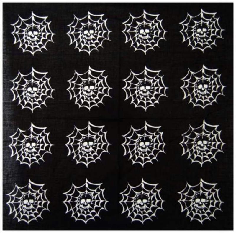 Bandana Kopftuch Spinnennetze