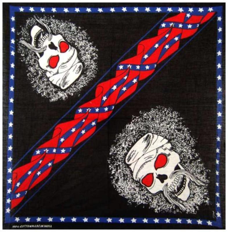 Bandana Halstuch Totenkopf Südstaaten