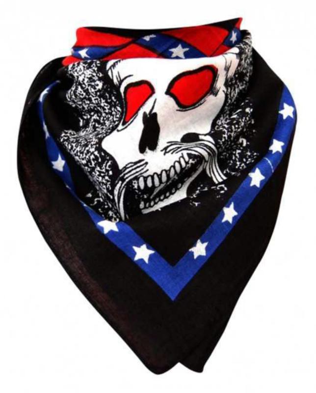 Bandana Halstuch Totenkopf Südstaaten