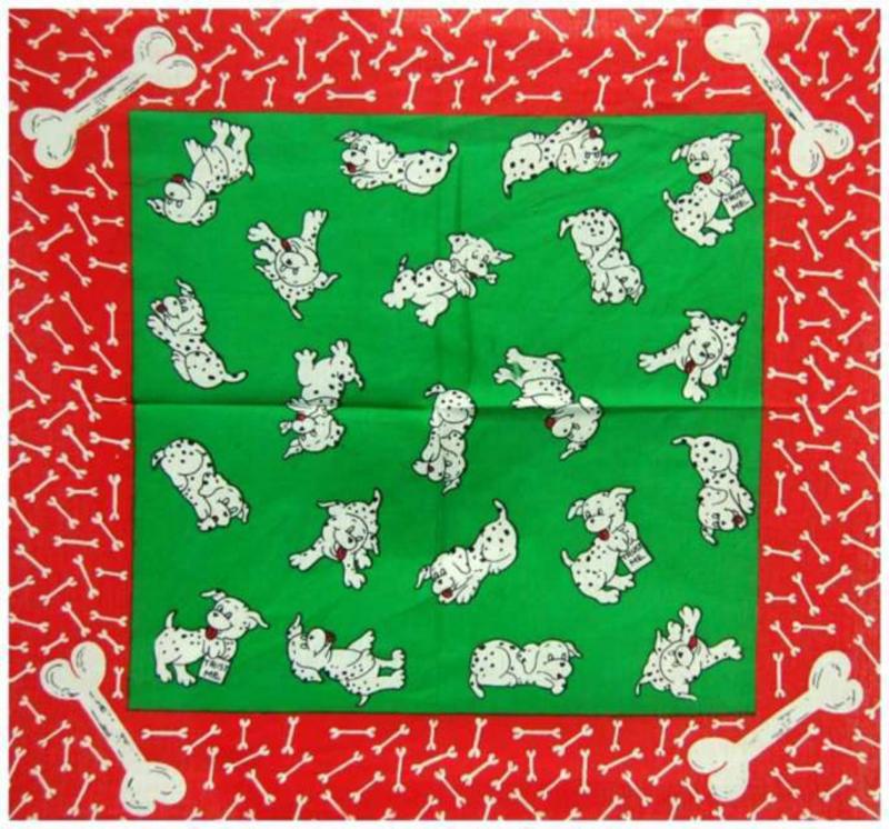 Bandana Head Wrap Scarf Puppies & Bones