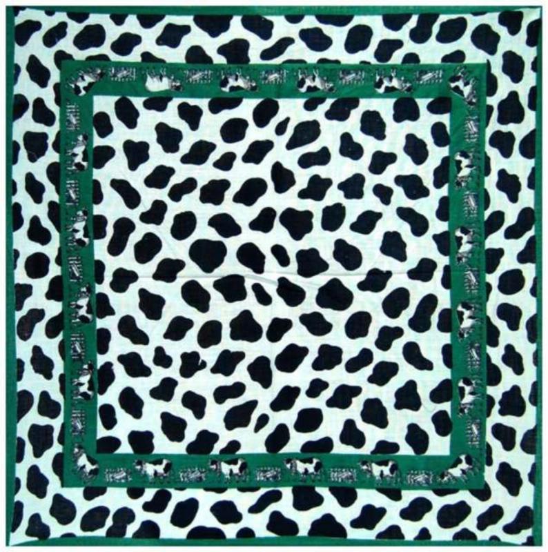 Bandana Halstuch Grüne Kuh