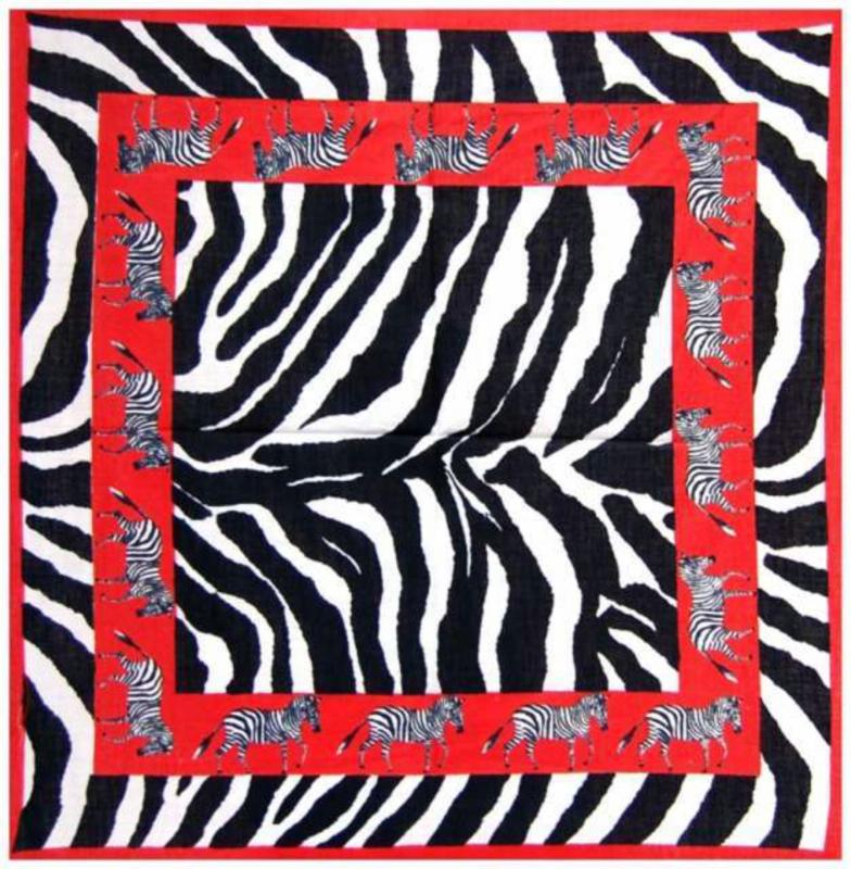 Bandana Kopftuch Rotes Zebra