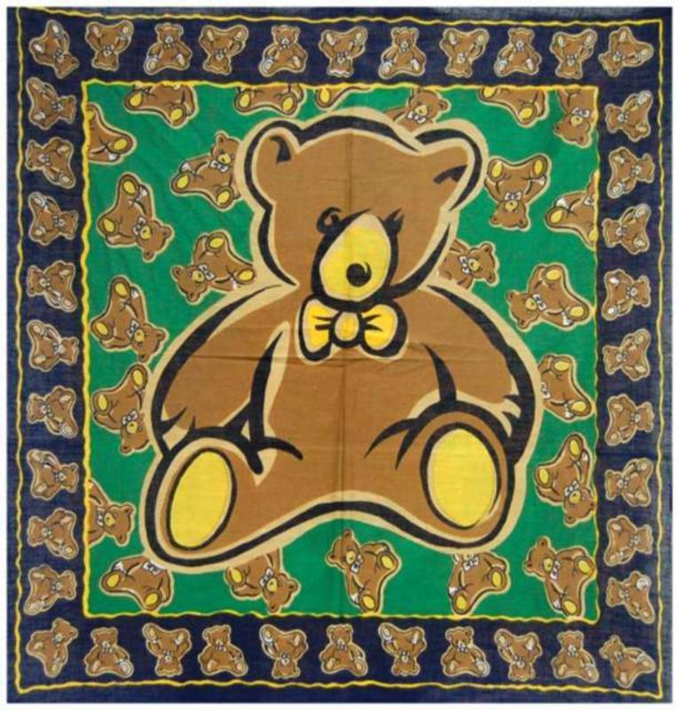 Bandana Scarf Blue Teddy Bear