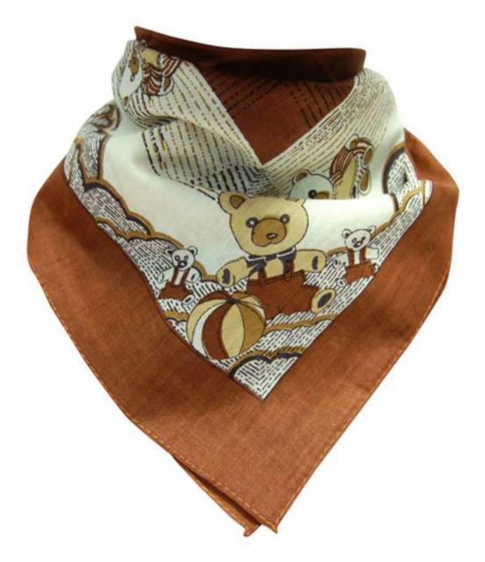 Bandana Head Wrap Scarf Teddy Family