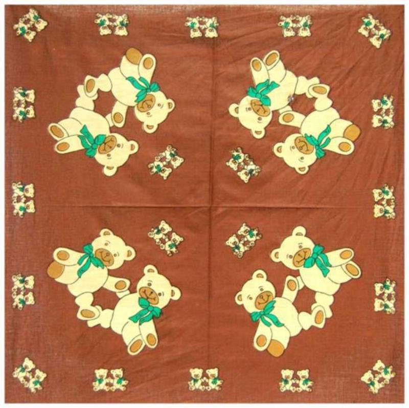 Bandana Head Wrap Scarf Teddy Couple