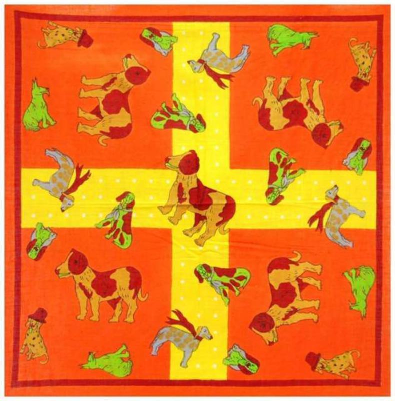 Bandana Head Wrap Scarf Dogs