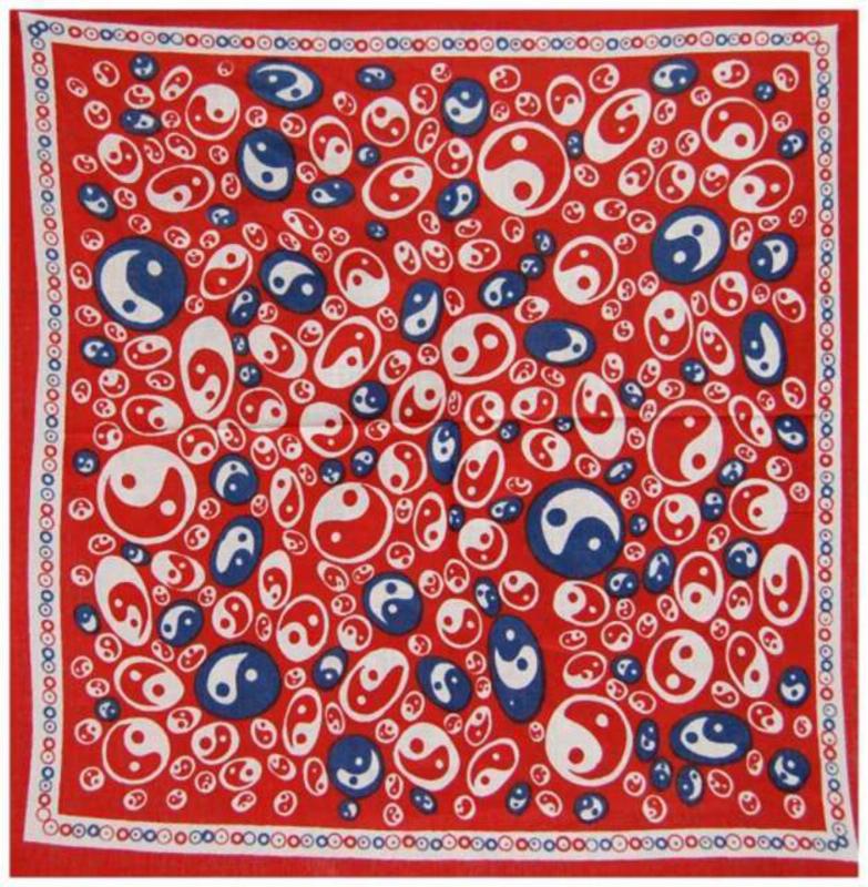 Stylish Bandana Scarf Yin Yang