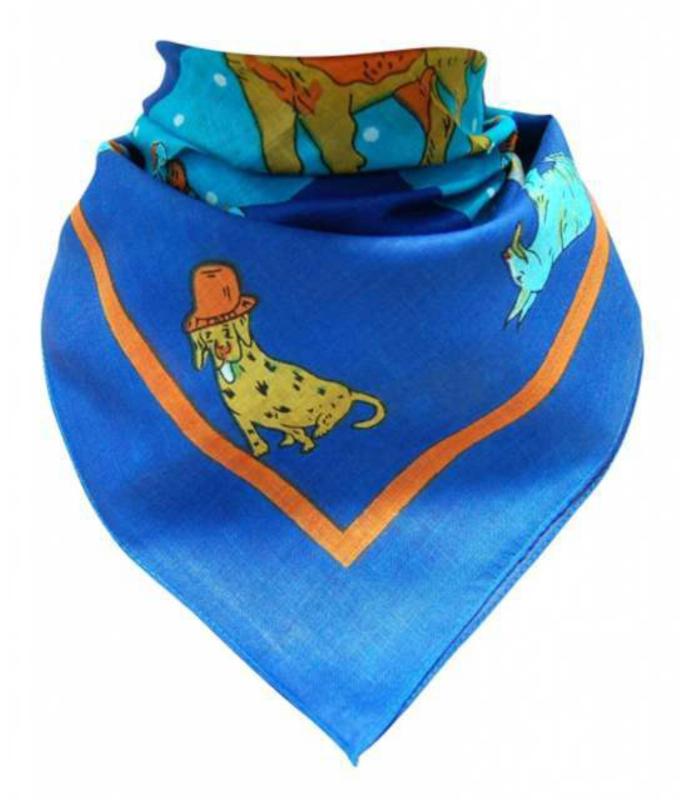 Bandana Head Wrap Scarf Sweet Dogs