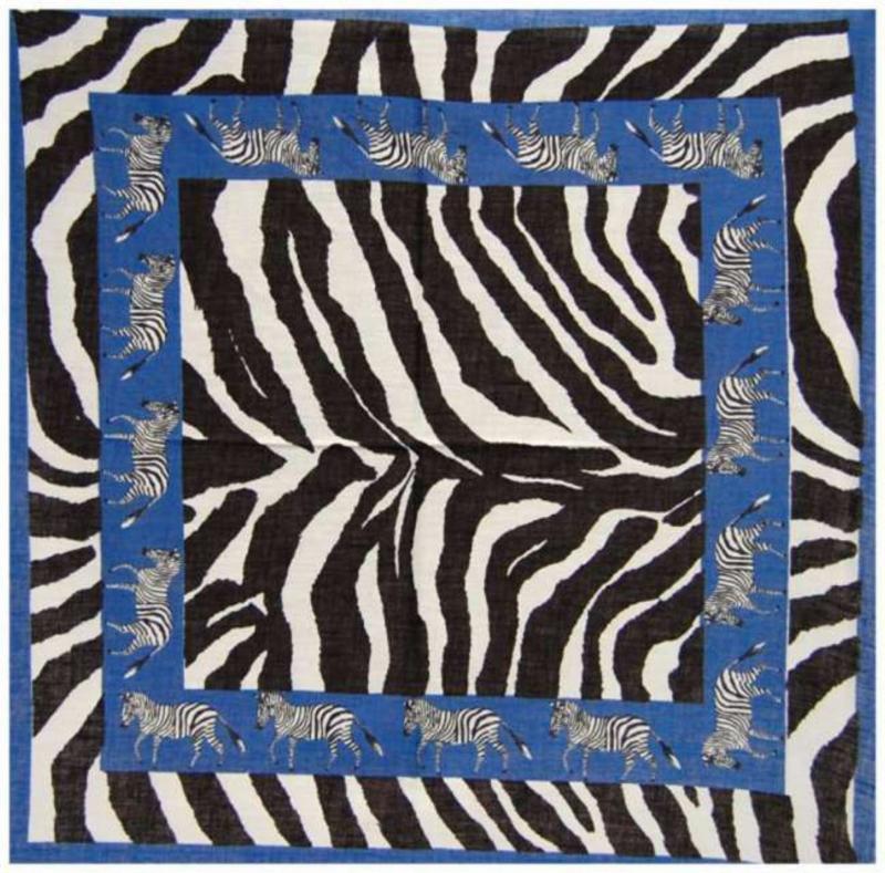 Cool Bandana Head Wrap Scarf Zebra Pattern