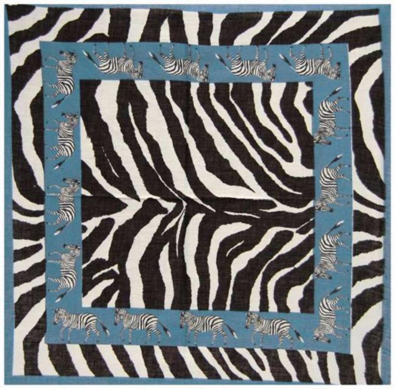 Bandana Head Wrap Scarf Zebra Pattern