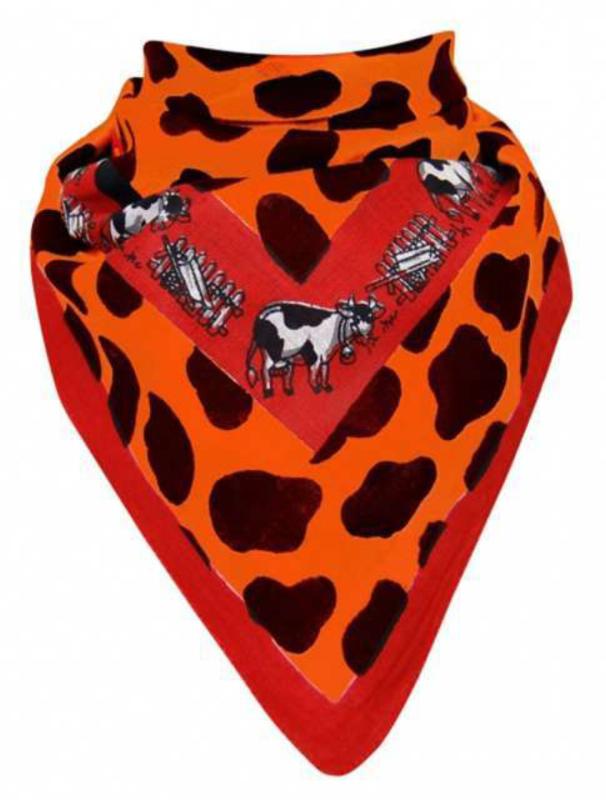 Bandana Scarf Cow Pattern