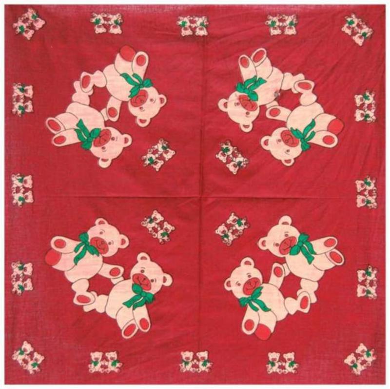 Bandana Scarf Teddys In Love