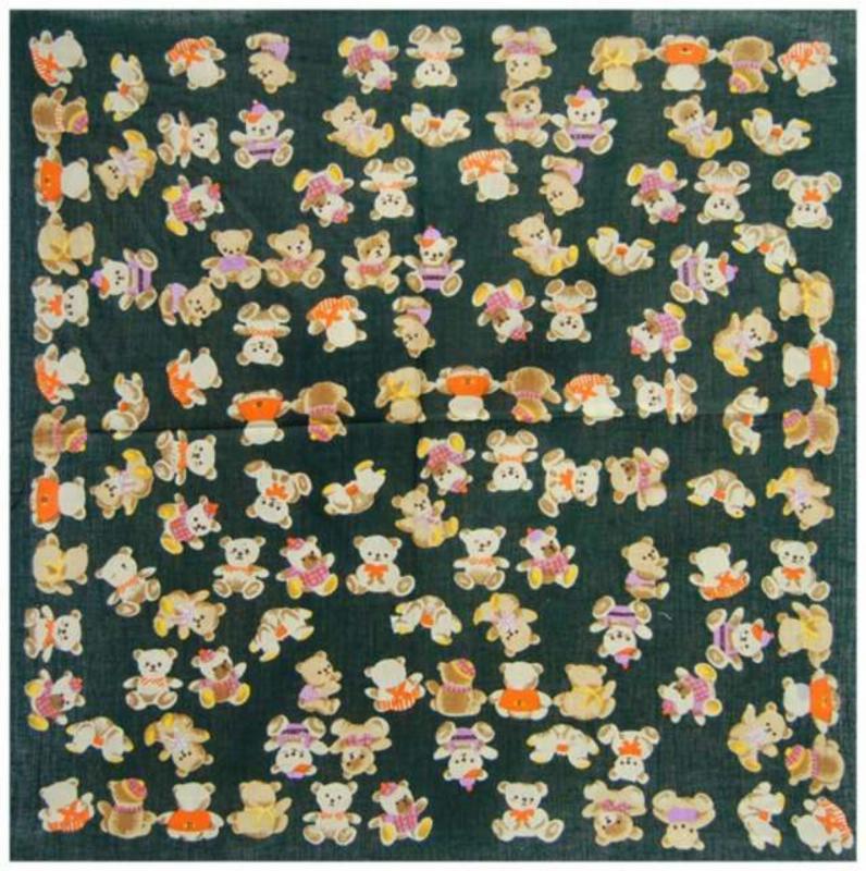 Stylish Bandana Scarf Sweet Bears