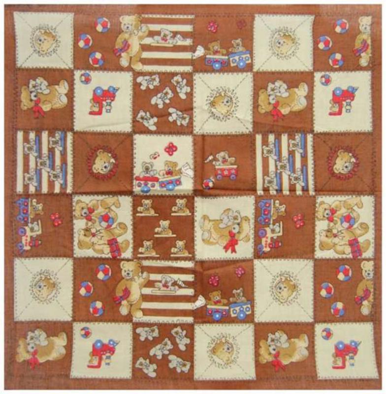 Bandana Head Wrap Scarf Tiny Teddys