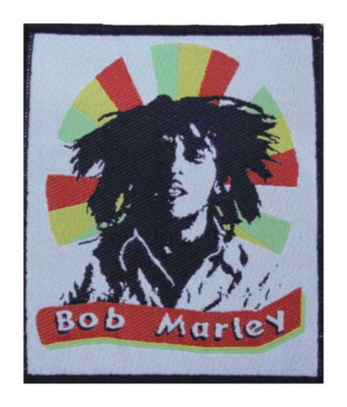 Patch Bob Marley Aufnäher