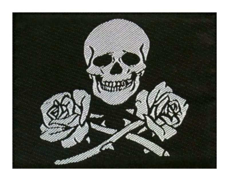 Skull & Roses Aufnäher Patch