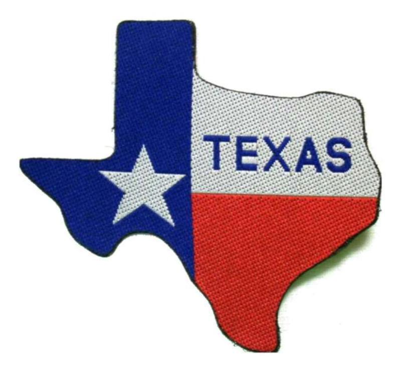 Texas Aufnäher Patch