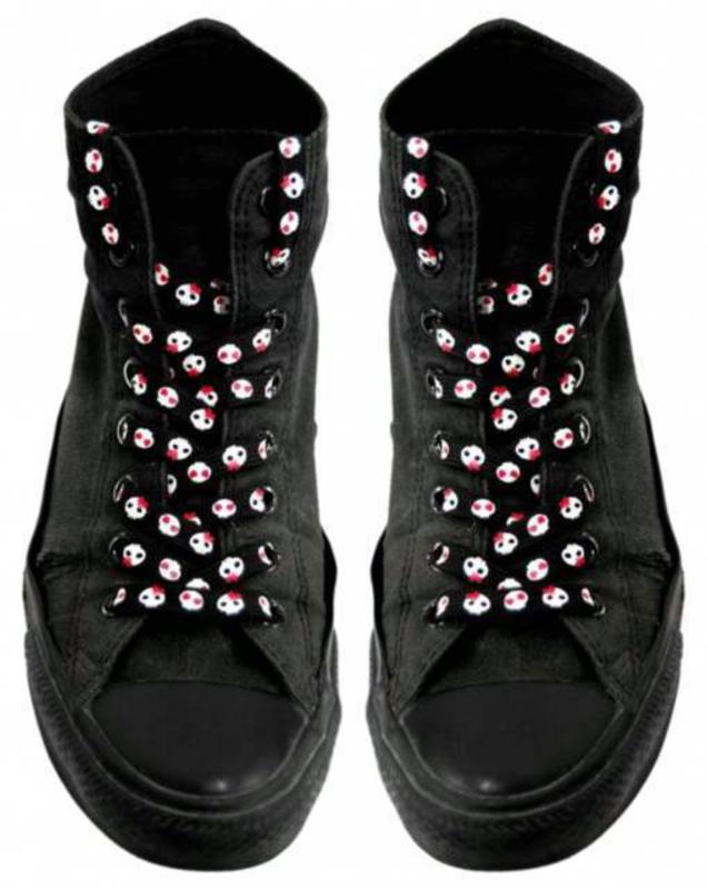 Shoe Laces Skulls & Loops