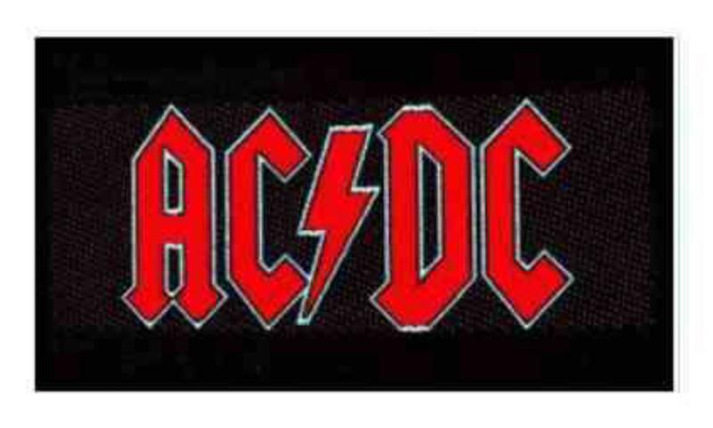 Patch AC/DC Aufnäher