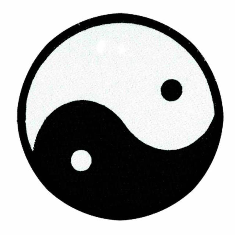 Patch Yin Yang Aufnäher