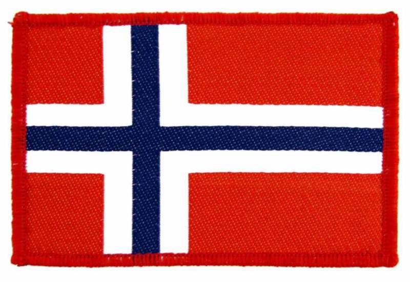 Patch Flag Norway Aufnäher