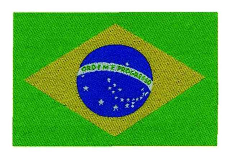 Patch Brasilien Aufnäher