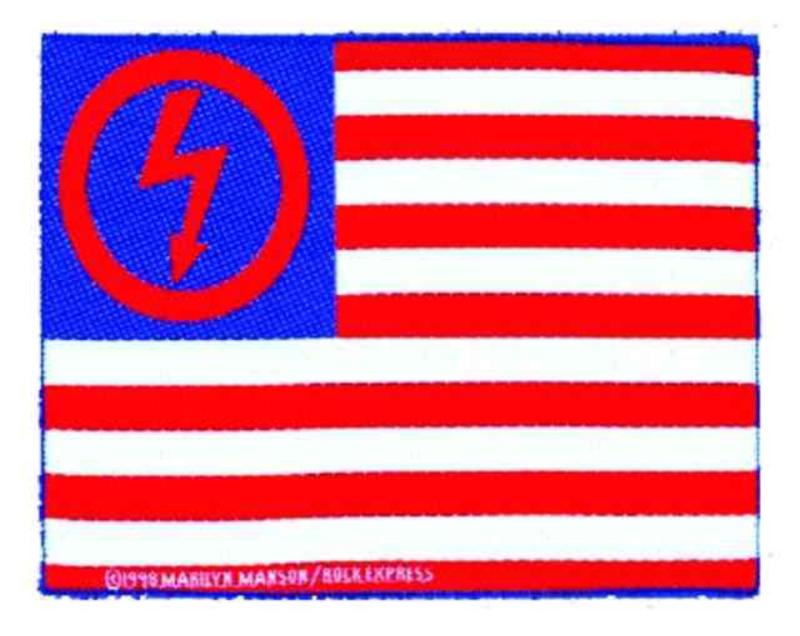 Patch Marilyn Manson Aufnäher