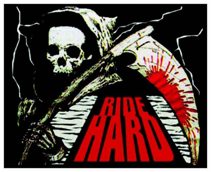 Aufnäher Ride Hard Patch