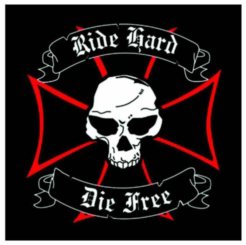 Aufnäher Ride Hard, Die Free Patch