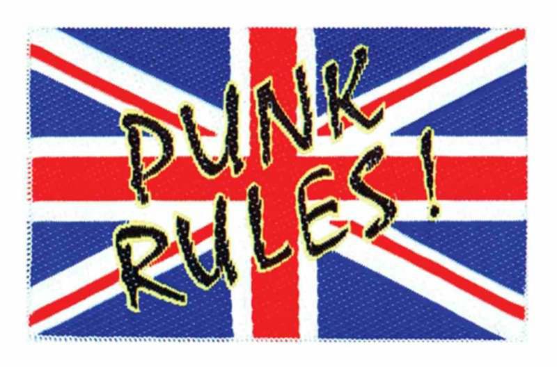 Aufnäher Union Jack Punk Rules Patch