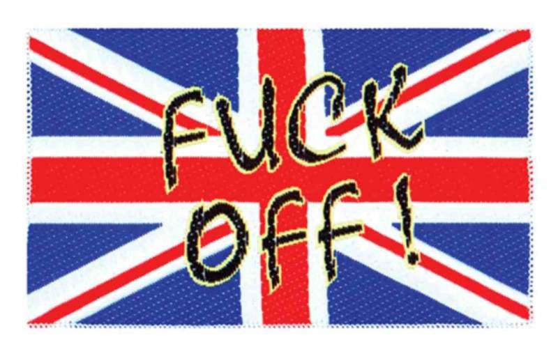 Aufnäher Union Jack Fuck Off Patch