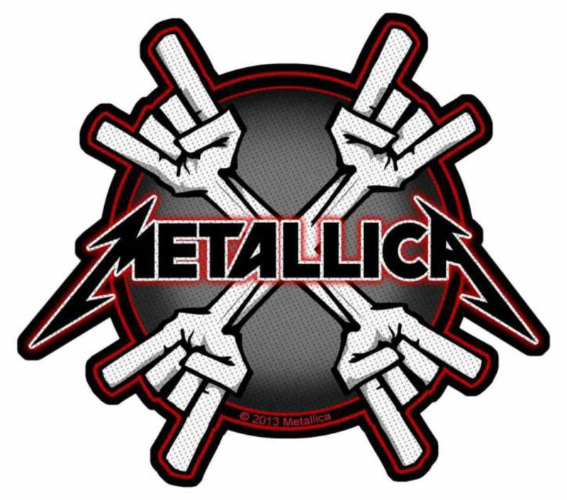 Aufnäher Metallica Metal Horns Patch