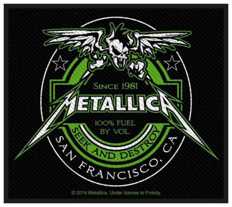 Aufnäher Metallica Beer Label Patch