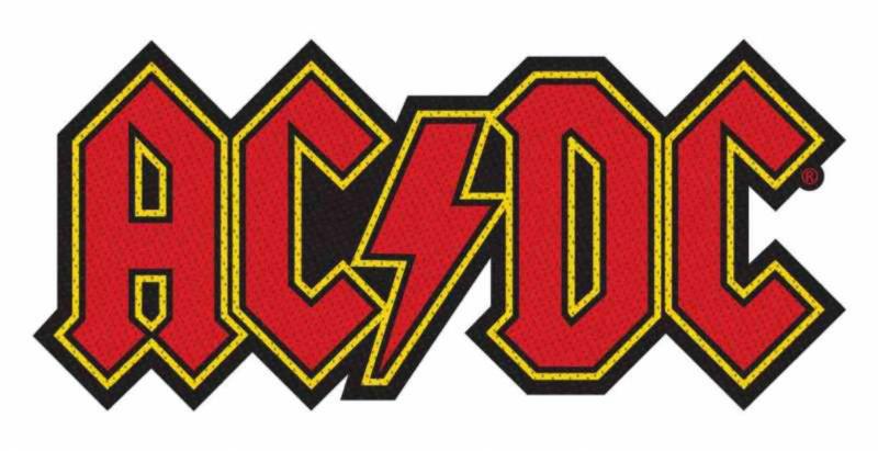 Aufnäher AC/DC Logo Cut Out Patch