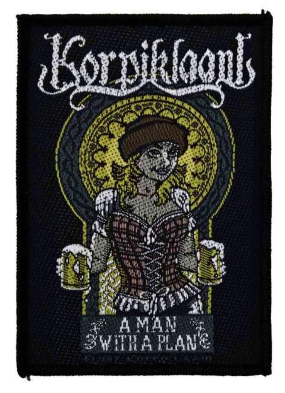 Aufnäher Korpiklaani A Man With A Plan Patch