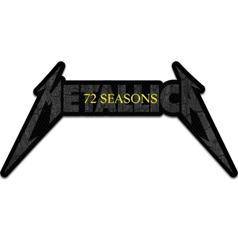 Aufnäher Metallica 72 Seasons Charrred Logo Cut Out Patch