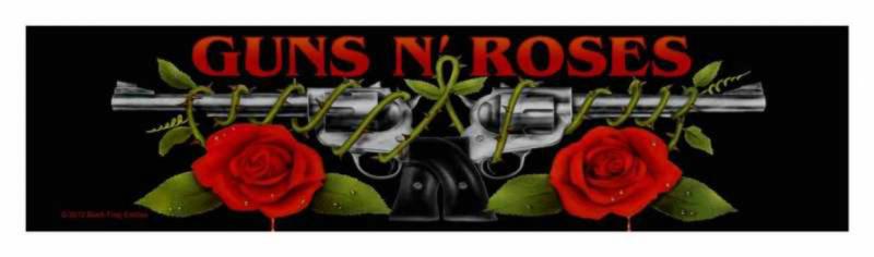 Guns N’ Roses Logo Super Strip Patch Aufnäher