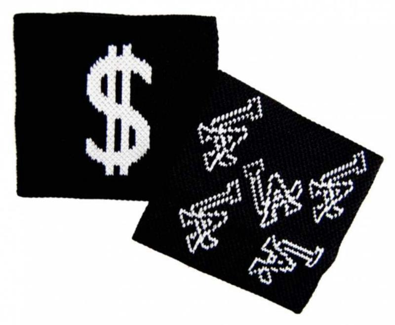 Schweißband Schwarz Dollar