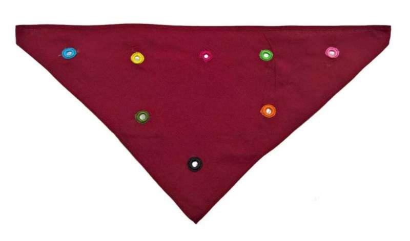 Hippie Bandana Weinrot