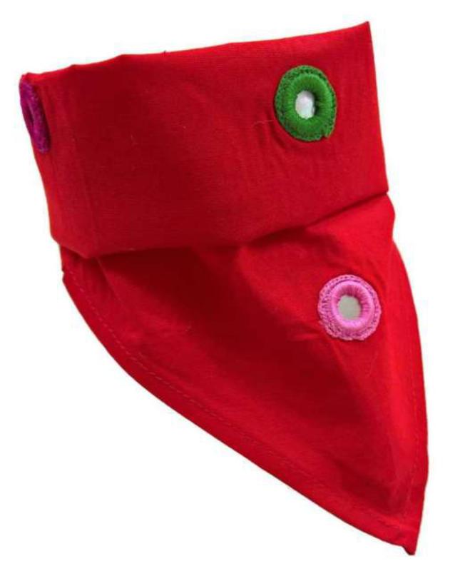 Dreieckstuch Kopftuch Rot