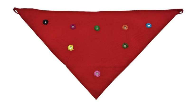 Dreieckstuch Kopftuch Rot